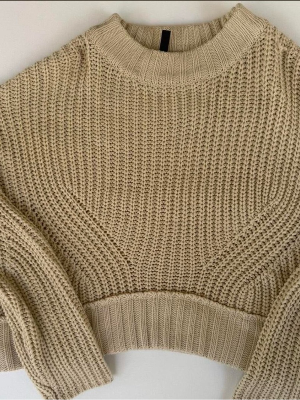 Moon and Madison Classic Cream Knit Sweater - Women